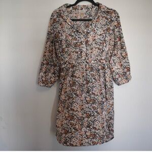 Loft floral shirt dress size small